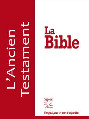 cover image of L'Ancien Testament